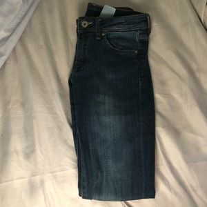 Low Waisted Blue Skinny Jeans